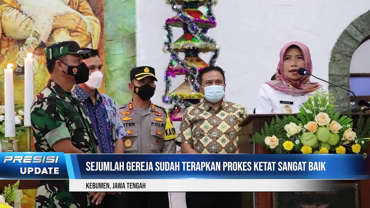 Kapolres Kebumen Bersama Forkopimda Tinjau Pelaksanaan Hari Natal di Gereja dan Pos Pam Nataru