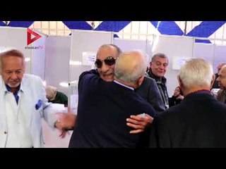 زكريا عزمي  يدلي بصوته في انتخابات نادي «هليوبوليس»
