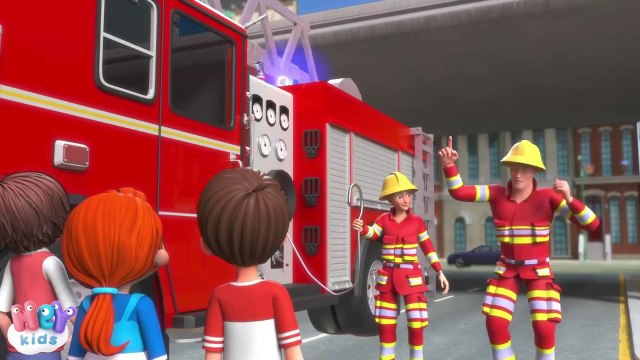 İtfaiye Kamyonu şarkısı Itfaiyeci çizgi film Çoçuk Şarkıları