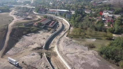 Necatiye Köyiçi Deresi ıslah çalışmalarının yüzde 50'si tamamlandı