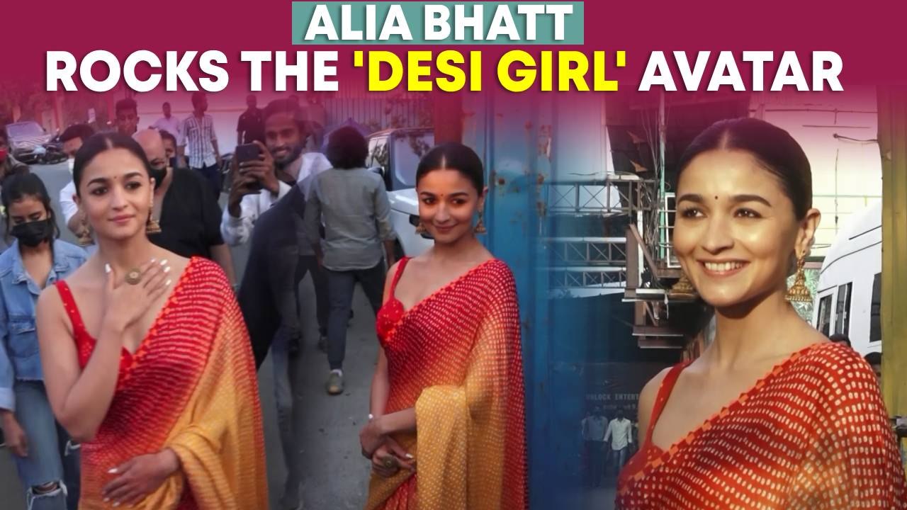 Alia Bhatt looks drop dead 'BEAUTIFUL' in saree on the sets of BIGG BOSS 15
