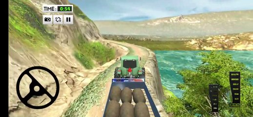Tractor Trolley Cargo Transport Tractor Driving _ Android Gameplay