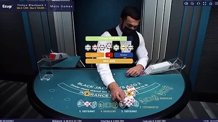 EKREM ABİ | TÜRK KRUPİYE İLE BLACKJACK ✓AÇIKLAMADAKİ LİNK İLE %200 BONUSUNUZU ALABİLİRSİNİZ DOSTLAR