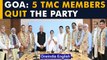 5 Goa leaders who joined TMC this year quit claiming the AITC party is communal | Oneindia News