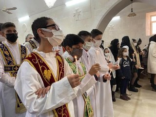 SÜRYANİLER, 'NOEL BAYRAMI'NI KUTLADI