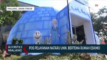 Unik!! Pos Pengamanan Nataru di Kota Malang Bertema Rumah Eskimo