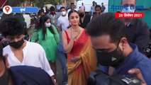 Mumbai : अभिनेत्री आलिया भट्ट 'RRR'चित्रपटाच्या प्रमोशनसाठी बिग बॉसच्या सेटवर