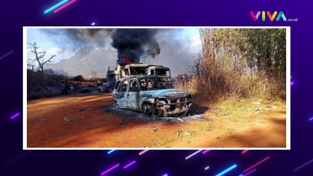 Ngeri! Puluhan Warga Sipil Myanmar Ditemukan Hangus Terbakar