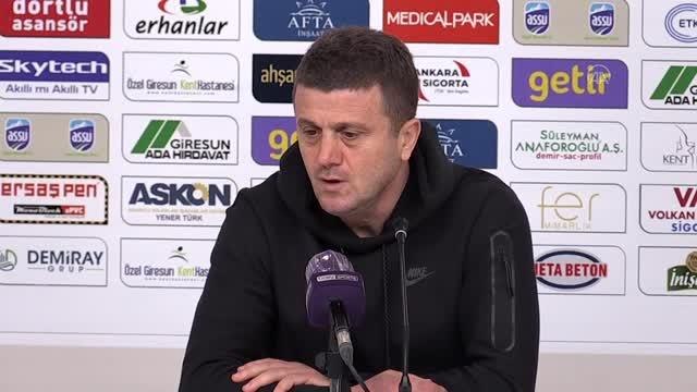 GZT Giresunspor - Atakaş Hatayspor maçının ardından - Ömer Erdoğan