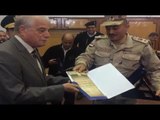 محافظ جنوب سيناء يكرم رئيس مدينة أبورديس وأحد رجال القوات المسلحة وسيدة