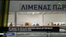 FTS 14:30 25-12: At least 13 asylum seekers dead after boat capsizes in Aegean Sea