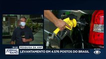 Levantamento da ANP mostra que gasolina comum saiu sete centavos nas últimas semanas.