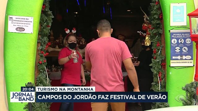 Um destino tradicional do inverno, no interior paulista, está investindo em atrações para atrair turistas também no verão. #BandJornalismo