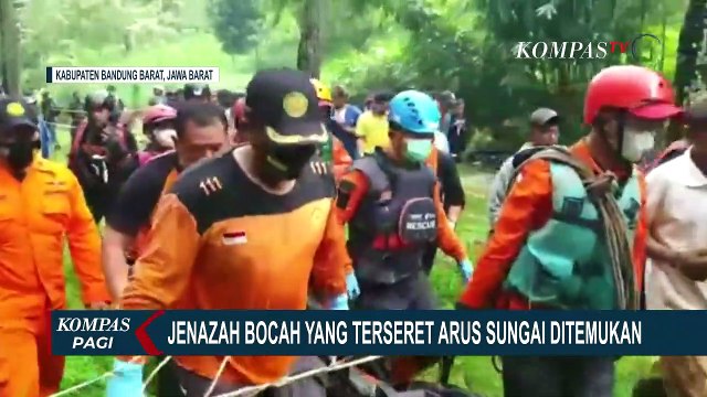 Pencarian Hari ketiga Bocah Hanyut Disungai, Tim SAR Akhirnya Temukan Jasadnya