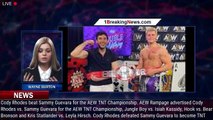 AEW Rampage Results: Winners, News And Notes As Cody Rhodes Wins TNT Title - 1breakingnews.com