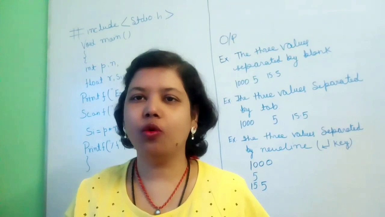RECEIVING I/P AND O/P AND USE OF "&"|LET US C_ CHAPTER1 PART4