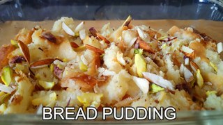 How to make bread pudding without custard powder | A1 Sky Kitchen #BreadPudding
