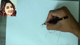 Nora Fatehi Sketch Portrait Pencil Sketch Drawing Nora Fatehi Pencil Sketch Drawing
