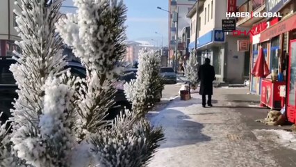 Türkiye’nin Sibirya’sı Göle: -30 dereceyi gördü