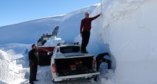 Muş’ta kar kalınlığı 4 metreye ulaştı