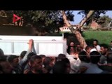 أهالي قرية عزبة المعداوي بالمنوفية يشيعون جثمان أمين الشرطة المذبوح