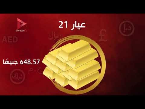 استقرار سعر الدولار واليورو والذهب ينخفض 5.4 جنيهات اليوم