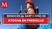 Bendicen escultura de Niño Dios de siete metros en Fresnillo, Zacatecas