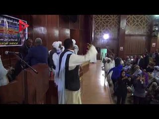 رقص بالسيوف لقبيلتي "العبابدة والبشارية"  في أسوان تأييداً للسيسي