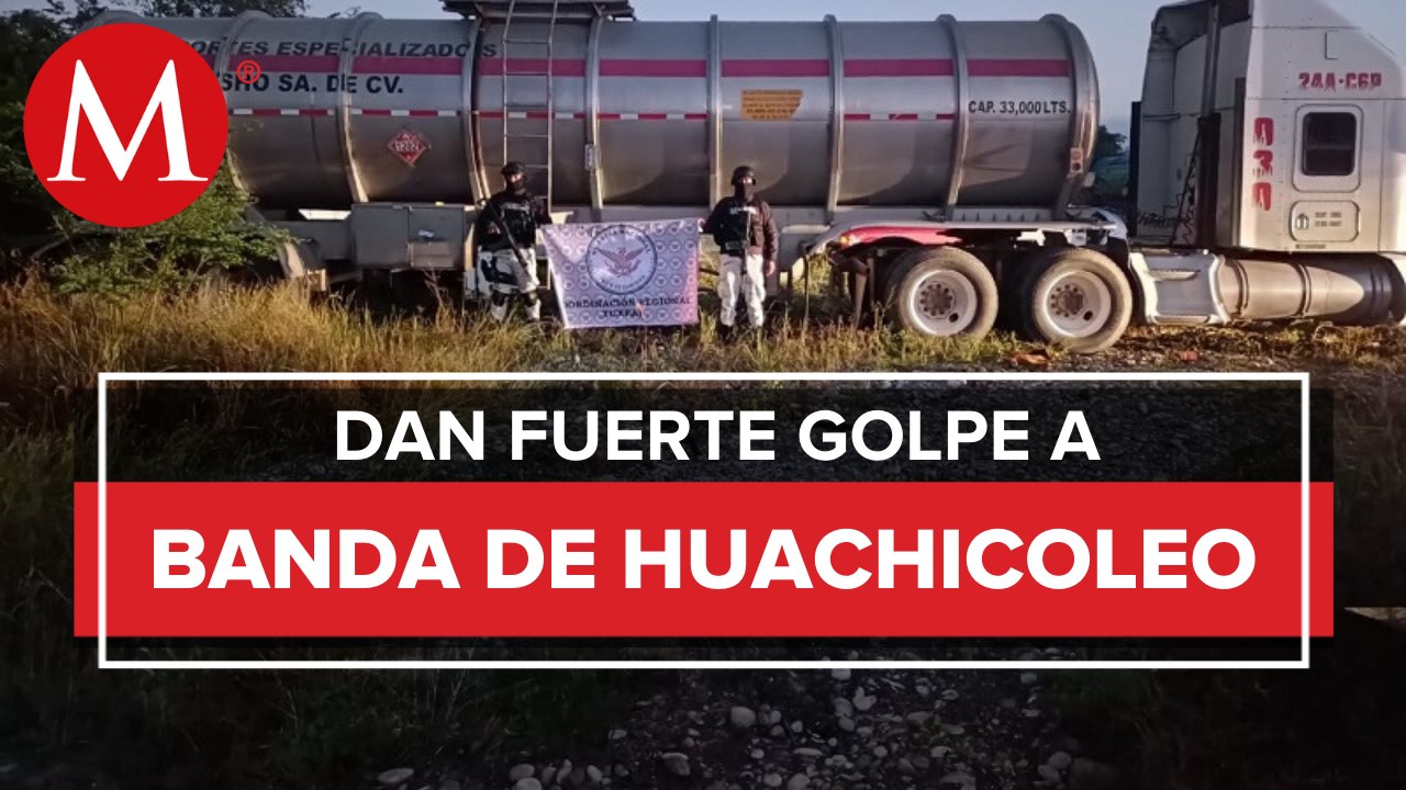 Aseguran más de 30 mil litros de hidrocarburos en Veracruz