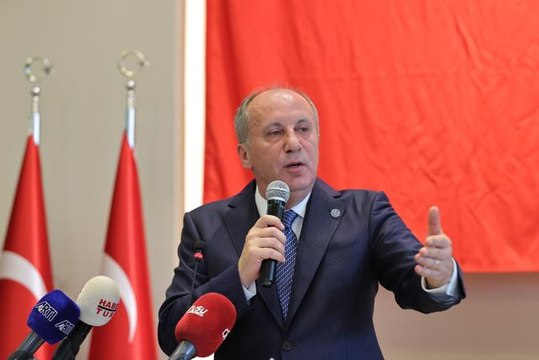 Memleket Partisi Genel Başkanı İnce'den anket açıklaması