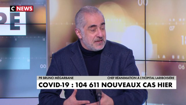 Pr Bruno Mégarbane : «Aujourd’hui il n’y a quasiment aucun patient qui présente un variant Omicron qui soit hospitalisé, il faut compter une quinzaine de jours entre la contamination et l’hospitalisation»