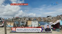 Mga bahay, winasak ng storm surge sa gitna ng pananalasa ng Bagyong Odette | 24 Oras Weekend