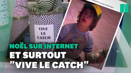 Cette plante en pot "Vive le catch" pour Noël est devenue un mème