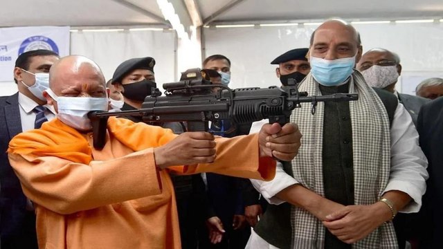 Lucknow: Rajnath and Yogi lays foundation stone of DRDO lab