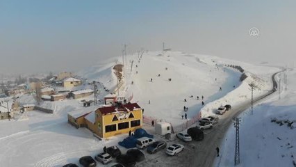 Küpkıran Kayak Merkezi kayakseverleri ağırladı