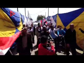 مسيرة بموتوسيكلات وسيارات وأعلام مصر في كفر الشيخ : "تحيا مصر"