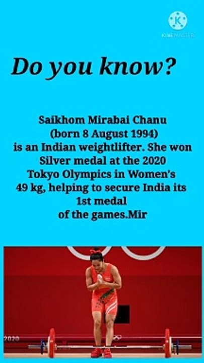 Amazing fact about Mirabai Chanu
