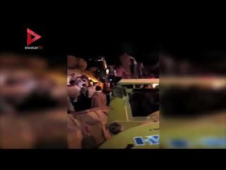 لحظة استخراج جثتين وإنقاذ شخصين فى انهيار "خزان مياه" فى كفر الشيخ