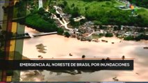 teleSUR Noticias 11:30 26-12: Declaran emergencia en Brasil por inundaciones