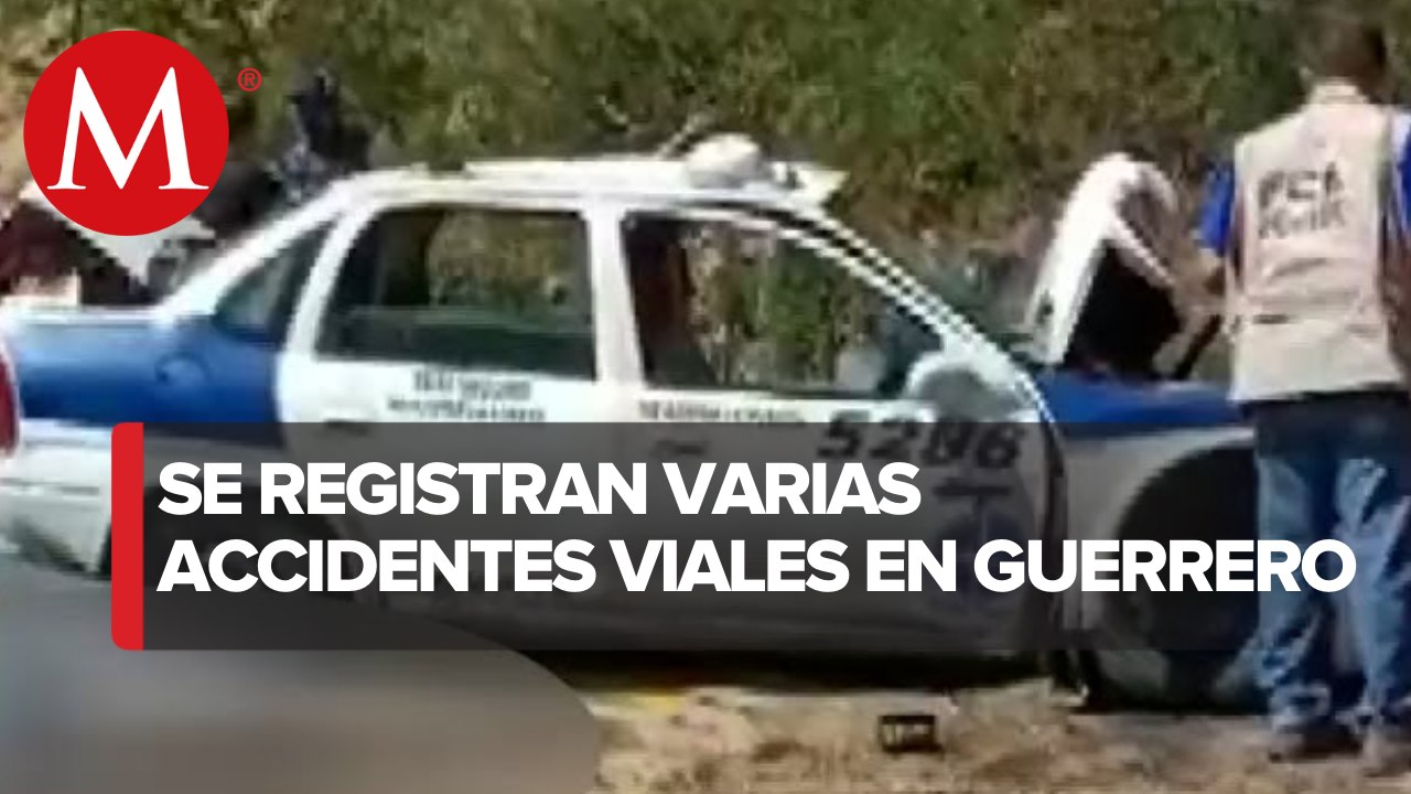 En Acapulco, dos accidentes automovilísticos dejaron dos personas sin vida