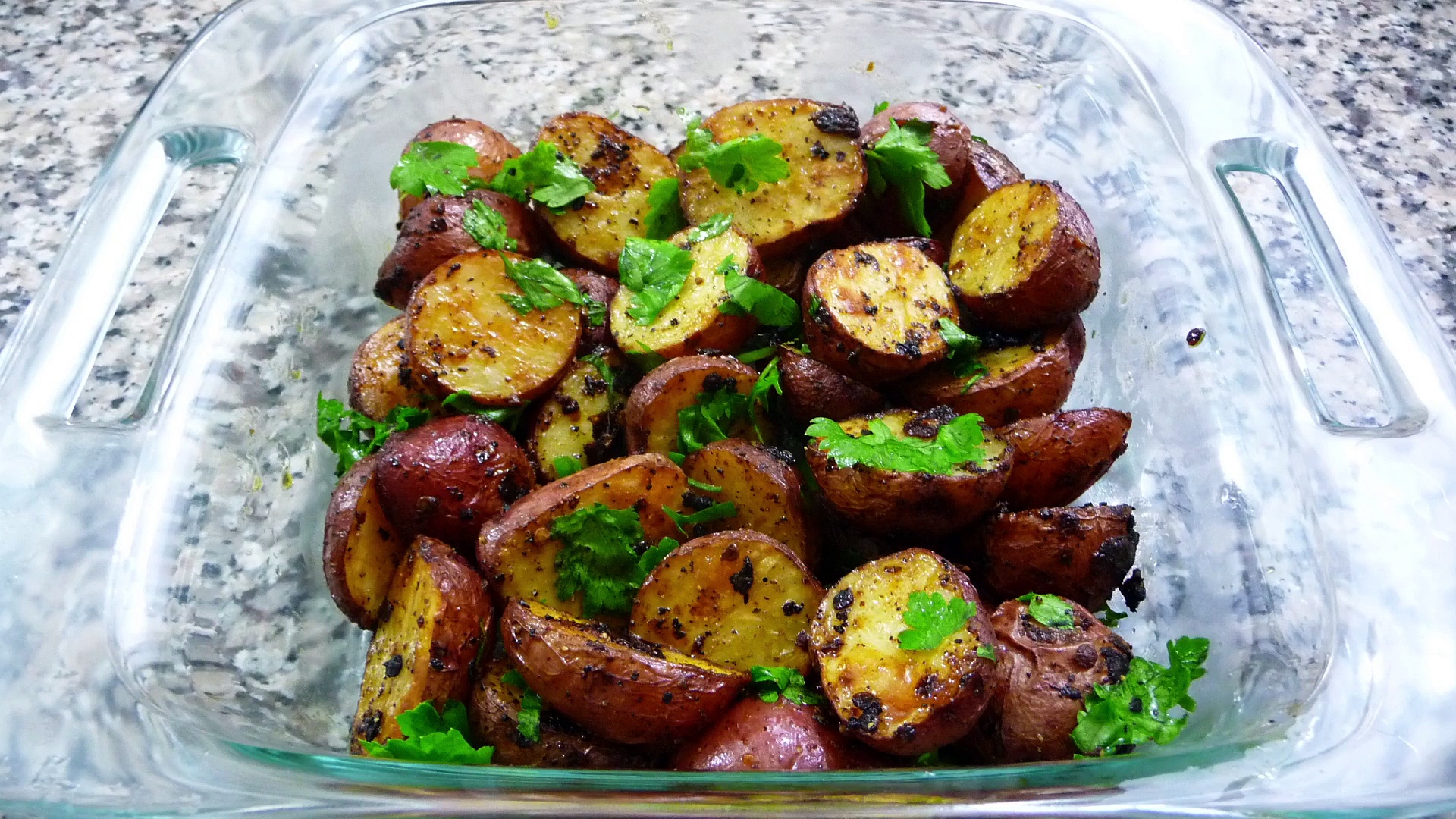 Spicy Oven Roasted Potatoes