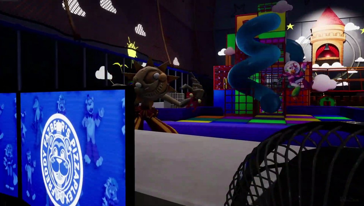 How Sun Transforms Into Moon Behind The Desk - FNAF Security Brea