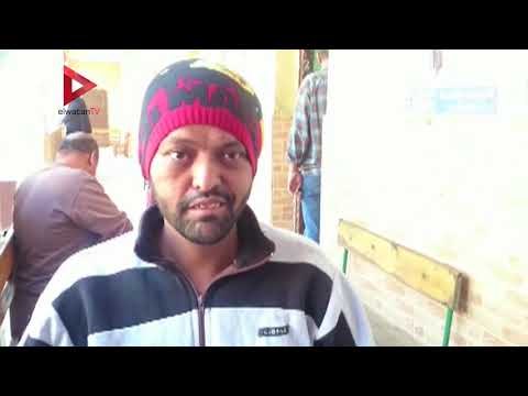 شاب علي كرسي متحرك يدلي بصوته في الدقي : لازم أشارك