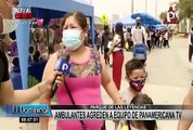 San Miguel: ambulantes agreden a equipo periodístico de Panamericana Televisión