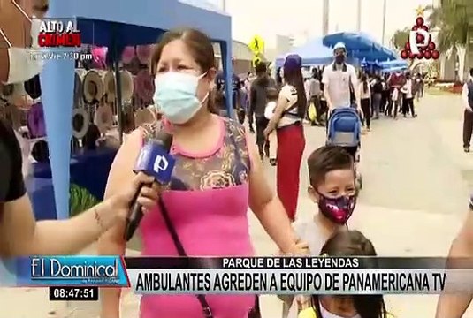 San Miguel: ambulantes agreden a equipo periodístico de Panamericana Televisión