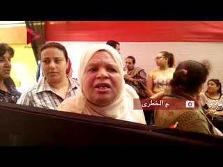 ربة منزل  من أمام مدرسة مصطفی کامل بمنطقه الازبکیه هنتخب السیسی