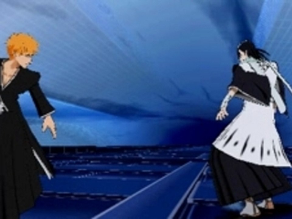 bleach 5 psp ichigo & ichigo hollow vs byakuya