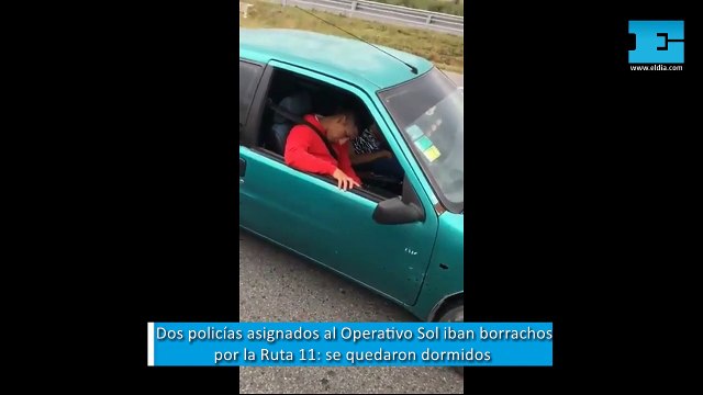 Dos policías asignados al Operativo Sol iban borrachos por la Ruta 11: se quedaron dormidos