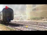 عودة حركة القطارات بعد انهيار 