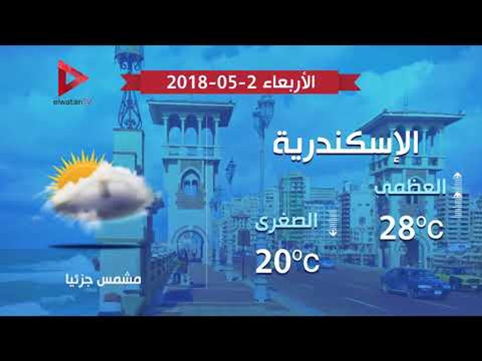 طقس اليوم  حار نهارا   معتدل ليلا